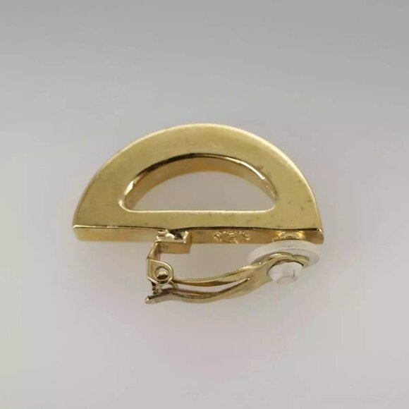 CELINE Earring metal Gold Auth - Picture 2 of 16